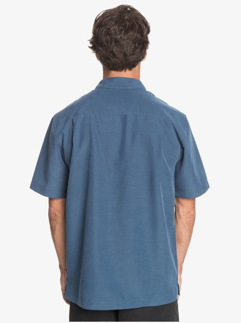 Quiksilver mens Centinela 4 Up Comfort Fit Pocket Collared Button Down Shirt, Midnight Navy Centinella, Large US - Image 5